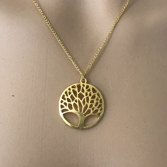 Tree of life necklace earrings bracelet set - Picture 4 of 7